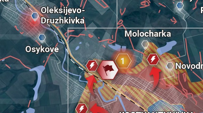 Oι Ρώσοι πραγματοποιούν επιτυχημένες προωθήσεις στα βορειοδυτικά και βορειοανατολικά της Κονσταντίνοφκα