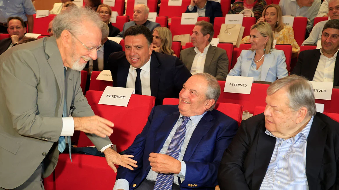 Κ.Καραμανλής, Α.Σαμαράς, Ν.Δένδιας μεταξύ άλλων στην παρουσίαση του βιβλίου του Μ.Σάλλα