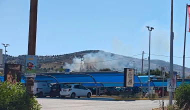 Άμεση κινητοποίηση για φωτιά στον Κουβαρά – Οριοθετήθηκε πριν πάρει διαστάσεις