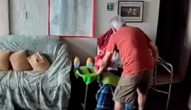 Βενεζουέλα: H στιγμή που ηλικιωμένος προσπαθεί να προστατεύσει την σύζυγό του την ώρα του σεισμού (βίντεο)