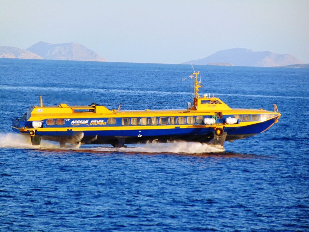 Απαγορεύτηκε ο απόπλους του Flying Dolphin ATHINA από την Αίγινα λόγω ηλεκτρολογικής βλάβης