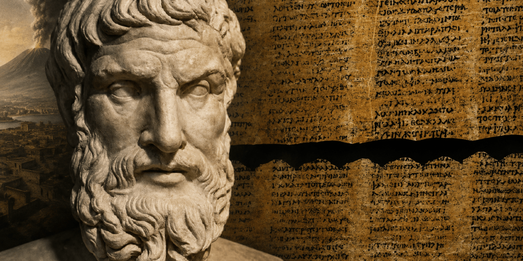 Επιστημονική ανακάλυψη: Η AI διάβασε απανθρακωμένους παπύρους του Βεζούβιου!