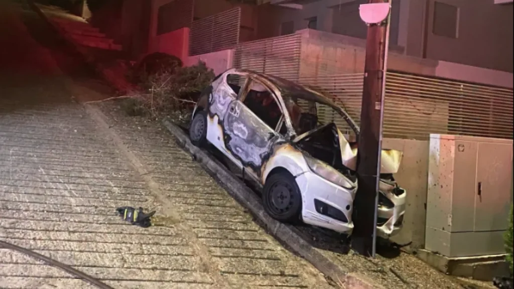 Νέο βίντεο ντοκουμέντο από την πορεία του φλεγόμενου ΙΧ στη Βούλα