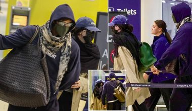 Με μάσκες και κουκούλες στο αεροδρόμιο Τ.Ελόρντι και Κ.Τζένερ – Οι τσάντες χιλιάδων δολαρίων έκλεψαν την παράσταση