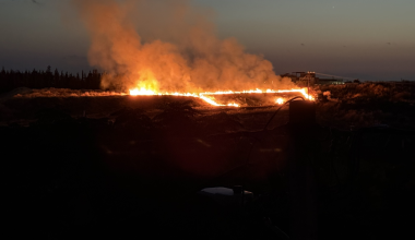 Φωτιά κοντά σε σχολεία στη Θεσσαλονίκη: Προβλήματα ηλεκτροδότησης στο Πανόραμα (βίντεο)