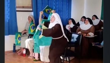 Βίντεο: Καλόγριες στη Βραζιλία χορεύουν ξέφρενα μετά τη νίκη της εθνικής επί της Ιαπωνίας