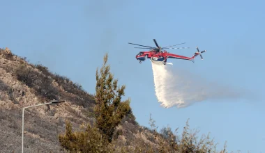 Φωτιά σε δύσβατη αγροτοδασική έκταση στην Φθιώτιδα: Eκκενώνονται τρεις οικισμοί (βίντεο)