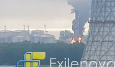 Ουκρανικά drones κτύπησαν ρωσικό τερματικό σταθμό πετρελαίου στην Αγία Πετρούπολη (φωτο)