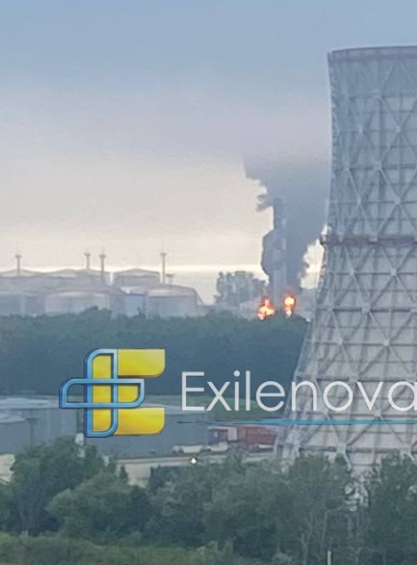 Ουκρανικά drones κτύπησαν ρωσικό τερματικό σταθμό πετρελαίου στην Αγία Πετρούπολη (φωτο)
