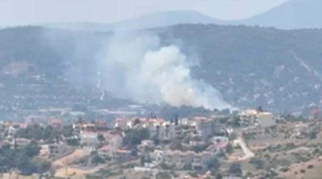 Φωτιά στα Σπάτα – Κοντά στο Κτήμα Νάσιουτζικ