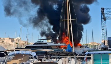 Μεγάλη φωτιά στο λιμάνι της Μασσαλίας: Εννέα τραυματίες και δύο βυθισμένα σκάφη – Δείτε βίντεο