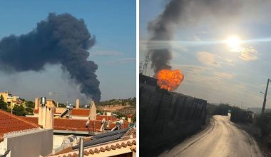 Βίντεο ντοκουμέντο από την στιγμή της έκρηξης στην επιχείρηση ανακύκλωσης μετάλλων στον Ασπρόπυργο
