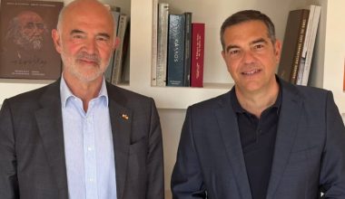 Συνάντηση Α.Τσίπρα – Π.Μοσκοβισί: «Να διεκδικήσουμε τη ζωή που μας αξίζει»
