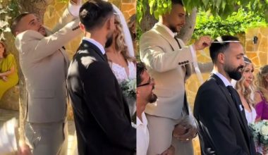 Κρήτη: Koυμπάρος δεν έφτανε για να αλλάξει τα στέφανα στο ζευγάρι και τον σήκωσαν στα χέρια! – Δείτε βίντεο