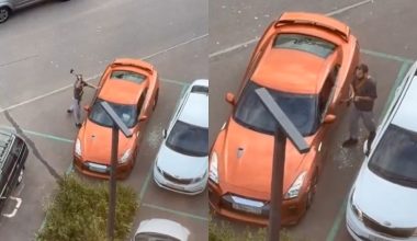 Βίντεο: Η στιγμή που άνδρας διαλύει με τσεκούρι ένα Nissan GT-R στη Μόσχα και φεύγει ανενόχλητος