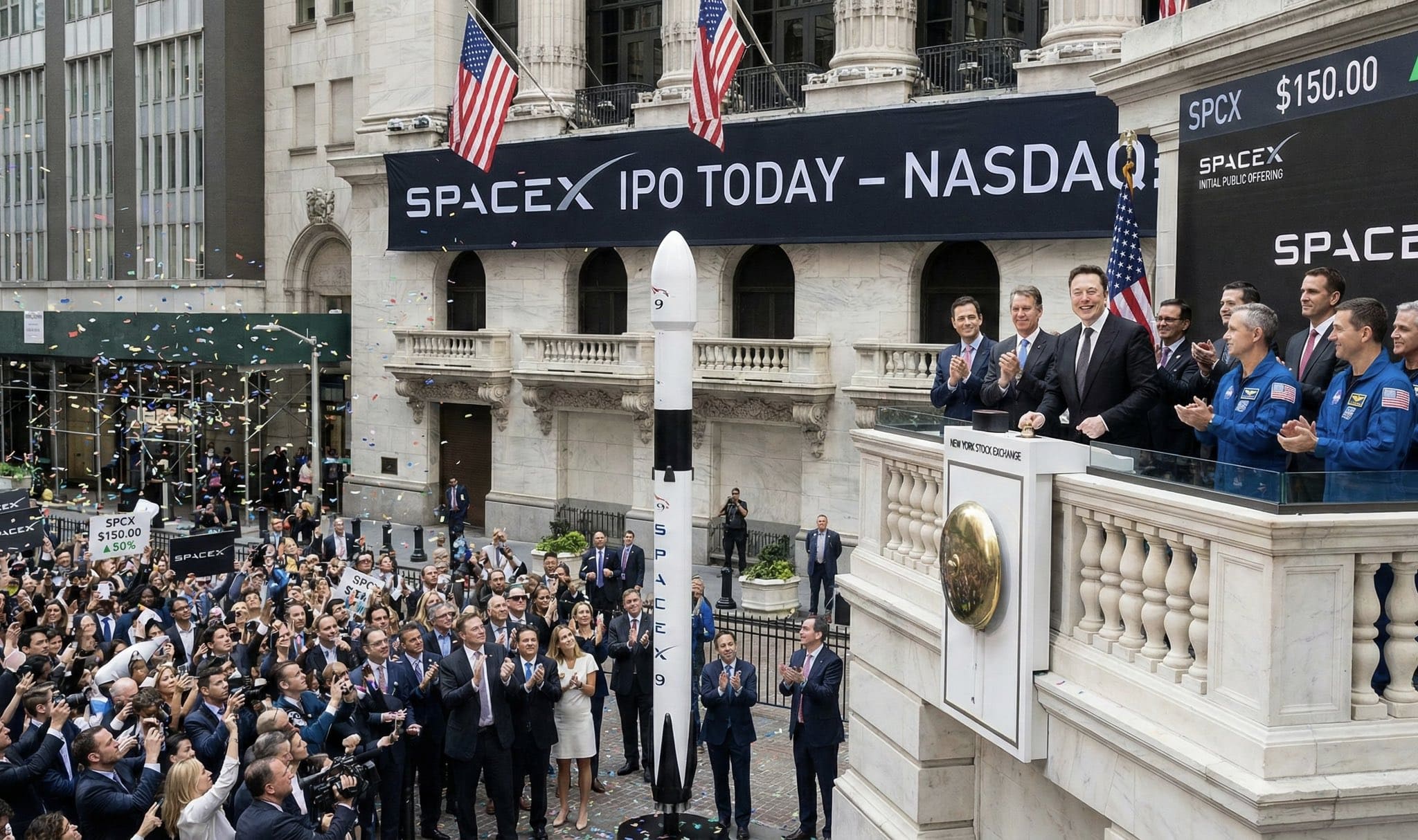 Πρώτο crash test για τη SpaceX στη Wall Street: «Προσγείωση» στα 137$ και πιέσεις για τους μικροεπενδυτές