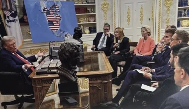 Ντ.Τραμπ: Δημοσίευσε εικόνα που δείχνει Καναδά, Γροιλανδία   και Βενεζουέλα ως αμερικανικά εδάφη
