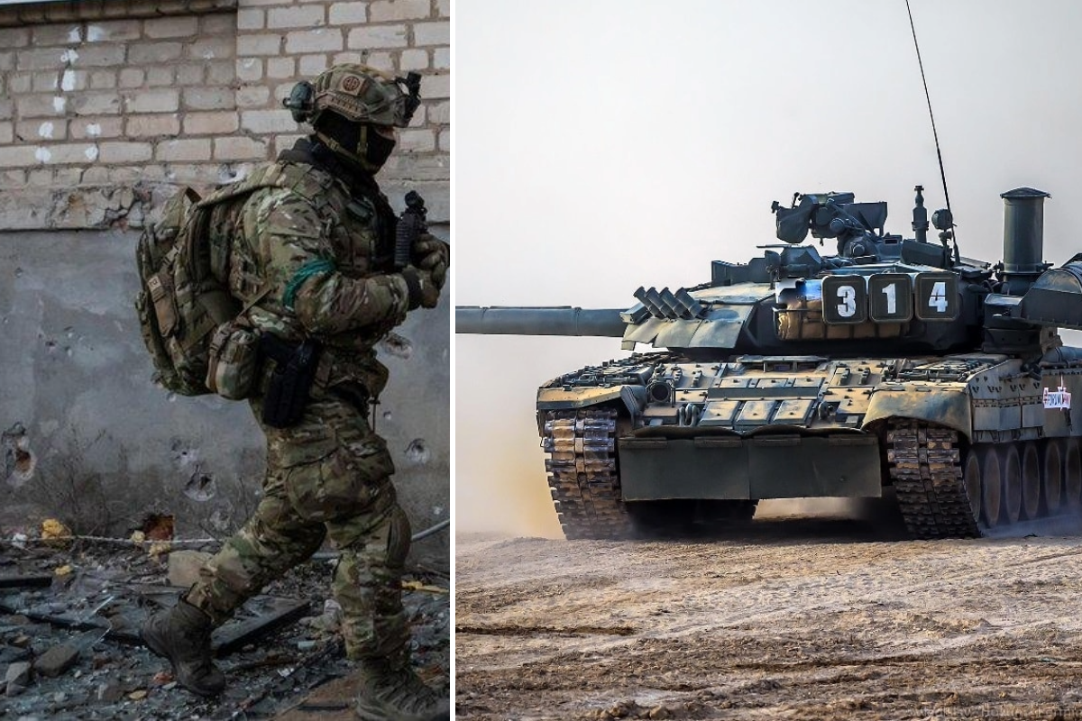 Βίντεο: Ρωσικό άρμα μάχης T-80 χτυπά Ουκρανούς πεζοναύτες τη στιγμή που ετοιμάζονται να φύγουν