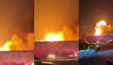 Βίντεο: Ιρανικό Shahed-136 με ρωσική κεφαλή έπεσε σαν κομήτης σε αποθήκη στο Κουβέιτ και δεν άφησε τίποτα όρθιο