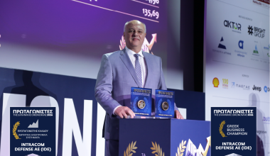 Διπλή διάκριση για την INTRACOM DEFENSE στα βραβεία «Πρωταγωνιστές της Ελληνικής Οικονομίας 2026»