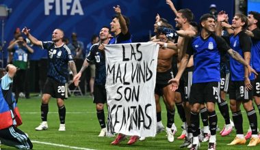 Η FIFA ερευνά το πανό της Αργεντινής για τα Φώκλαντ