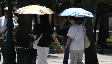 Καιρός: Γενικά αίθριος σήμερα στο μεγαλύτερο μέρος της χώρας με τη θερμοκρασία να «αγγίζει» τους 38°C