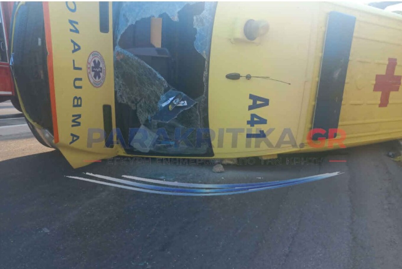 Χανιά: Από ανακοπή πέθανε ασθενής ασθενοφόρου όταν συγκρούστηκε με ΙΧ – Τραυματίες οι διασώστες