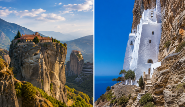Τα «κρυμμένα» μοναστήρια της Ελλάδας μέσα σε βράχους και φαράγγια