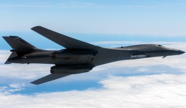 Ένα στρατηγικό βομβαρδιστικό B-1B Lancer συμμετείχε στις επιθέσεις κατά του Ιράν