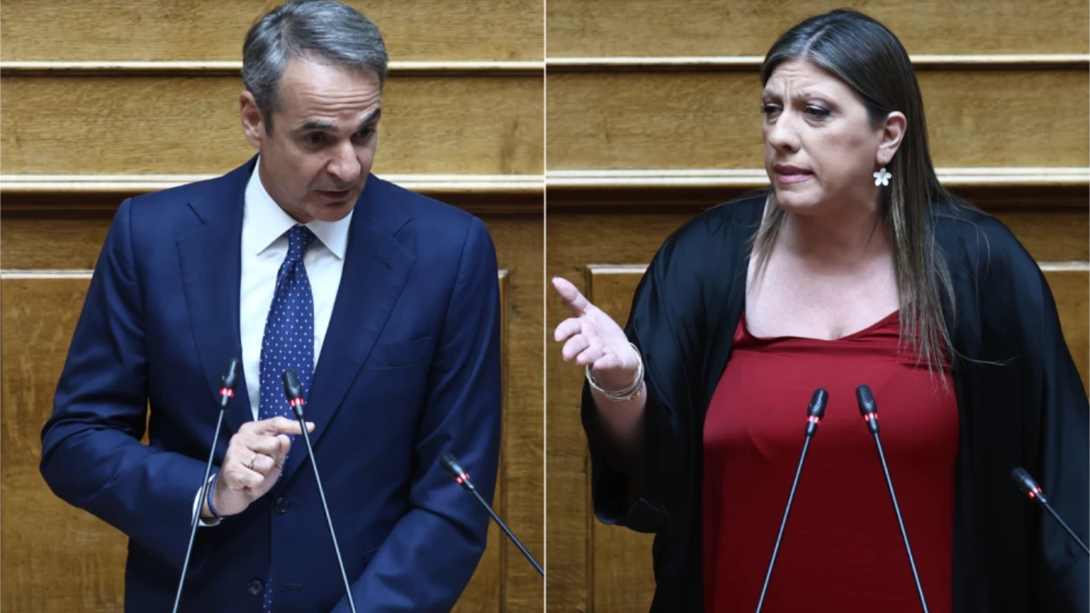 «Άναψαν τα αίματα»: Η στιγμή που ο Κ.Μητσοτάκης αποχωρεί όταν ήρθε η σειρά της Ζ.Κωνσταντοπούλου (βίντεο)
