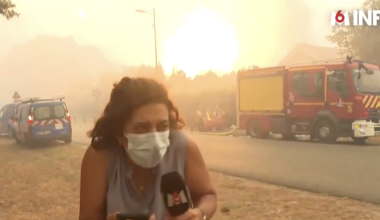 Bίντεο: Έκρηξη live φιάλης αερίου στην Γαλλία κατά την διάρκεια πυρκαγιάς