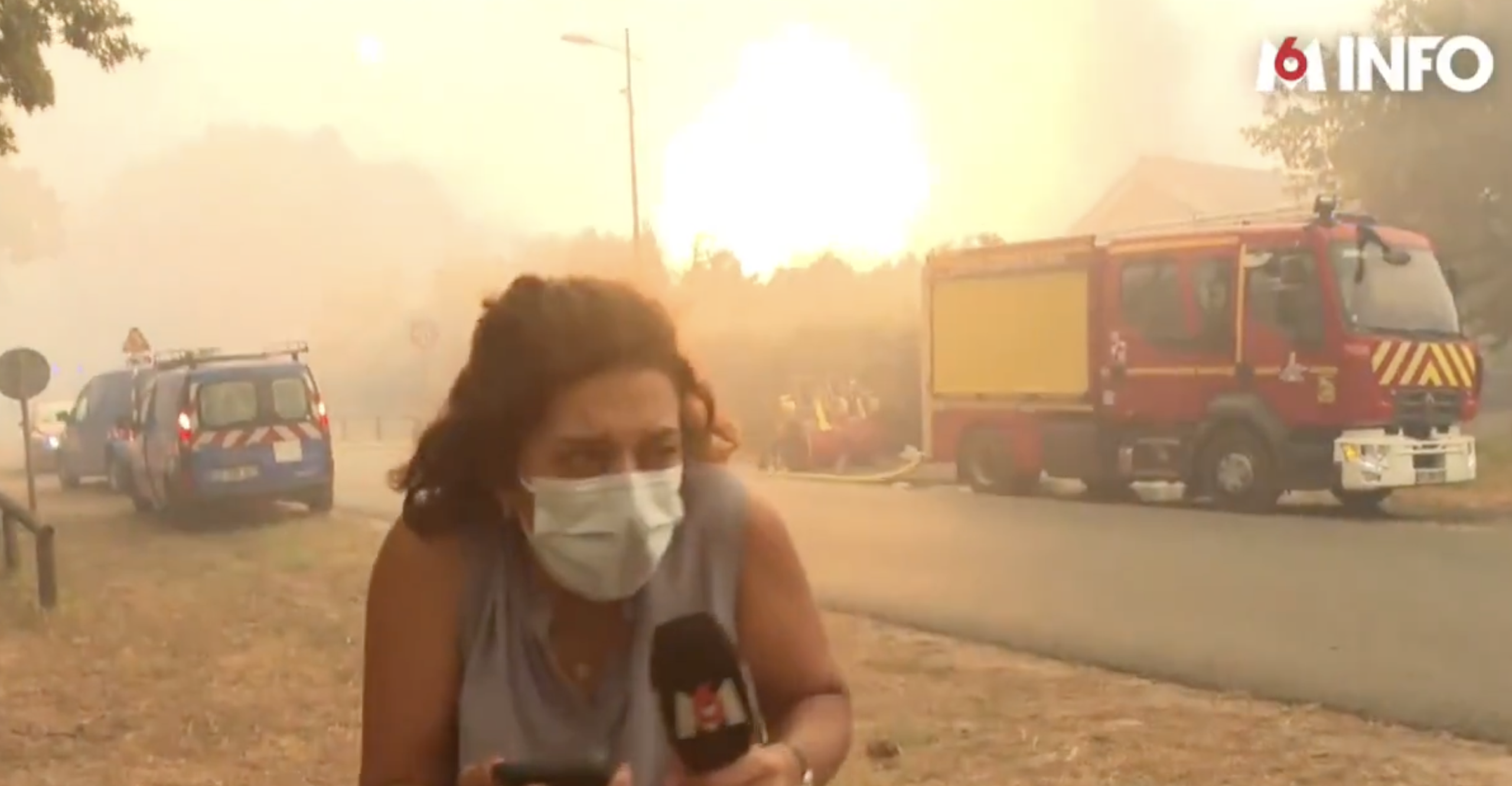 Bίντεο: Έκρηξη live φιάλης αερίου στην Γαλλία κατά την διάρκεια πυρκαγιάς
