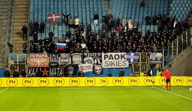 Η Ντινάμο Κιέβου καλεί την UEFA να παρέμβει για τη ρωσική σημαία στις εξέδρες του ΠΑΟΚ