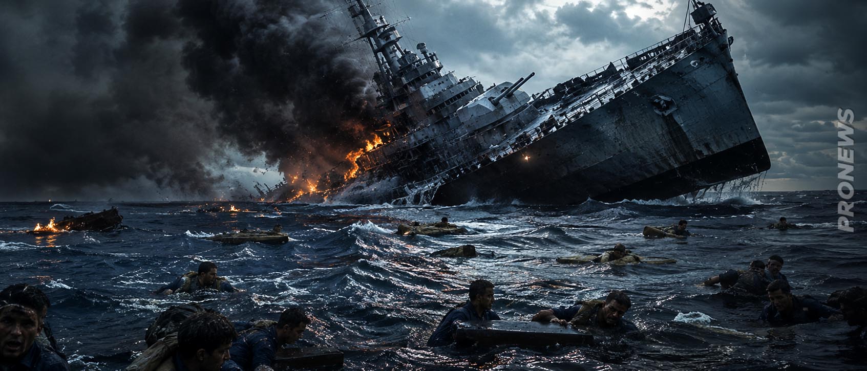 USS Indianapolis: Το πλοίο που βυθίστηκε σε 12 λεπτά και άφησε εκατοντάδες ναυτικούς στο έλεος των καρχαριών