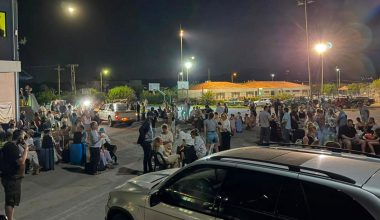 Στο Κλειστό Γυμναστήριο του Δήμου Φαιστού στις Μοίρες μεταφέρθηκαν εκατοντάδες πυρόπληκτοι και τουρίστες