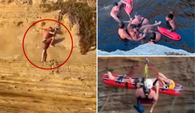 Νέο ατύχημα στους Sunset Cliffs στο Σαν Ντιέγκο: Νεαρός έπεσε στα βράχια ενώ σκαρφάλωνε χωρίς εξοπλισμό (βίντεο)