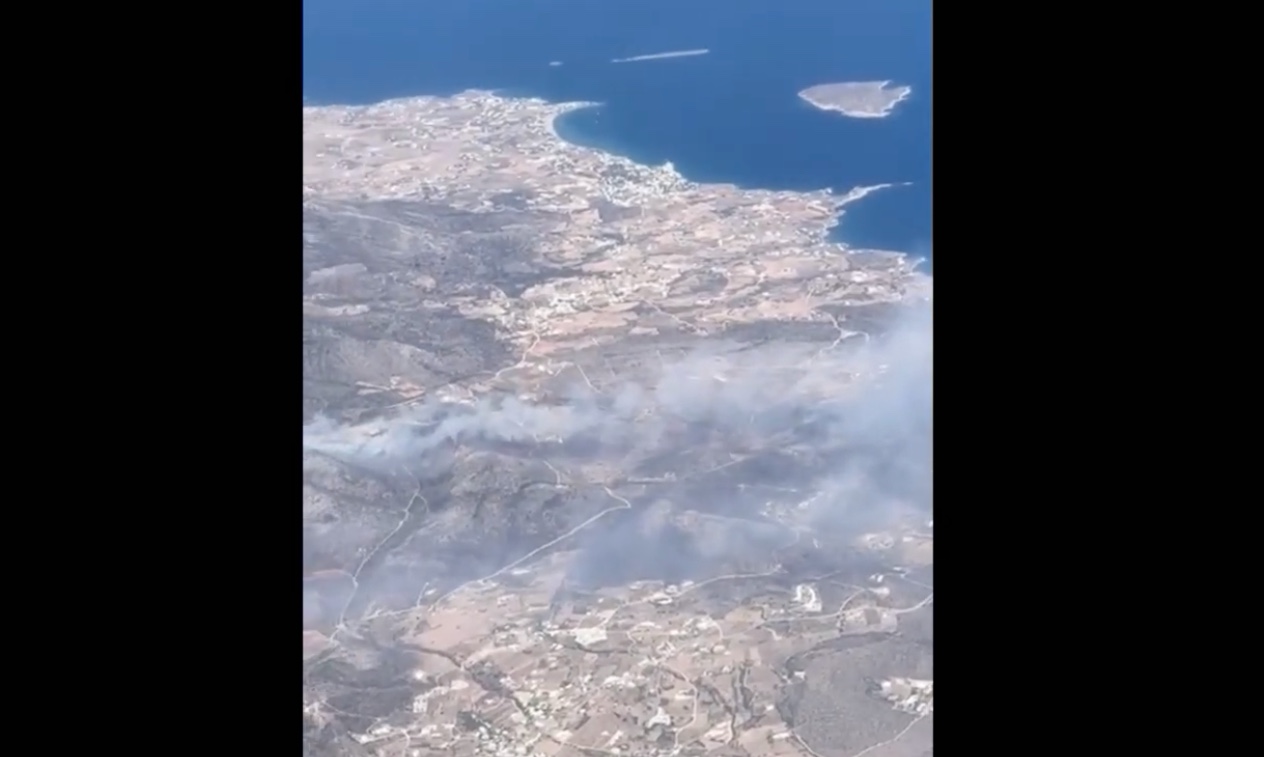 Αεροπορικό βίντεο καταγράφει την ανείπωτη καταστροφή στην Πάρο