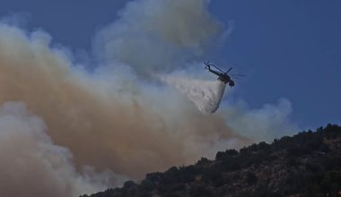 Κεφαλονιά: «Μάχη» με τις φλόγες κοντά σε κατοικημένες περιοχές – Συνεχείς ρίψεις από αέρος
