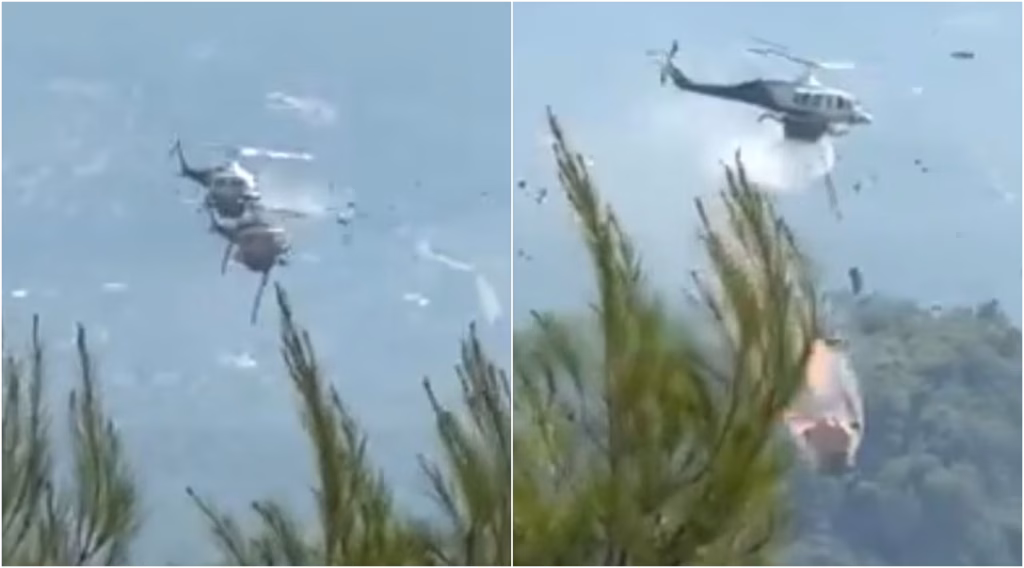 Η ΕΛ.ΑΣ. αναλαμβάνει την έρευνα για την σύγκρουση των δύο ελικοπτέρων Bell 214ST στην Ψάθα