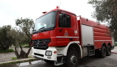 Φωτιά στο Αιγάλεω κοντά στο νέο γήπεδο του Παναθηναϊκού (βίντεο)