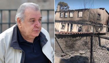 Ολική καταστροφή στο εξοχικό του Τ.Χαλκιά στο Πόρτο Γερμενό μετά την φωτιά: Tο βίντεο που δημοσίευσε ο γιος του