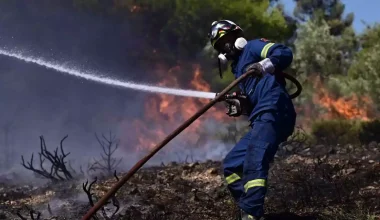 Πυροσβέστης υπέστη ηλεκτροπληξία την ώρα της κατάσβεσης φωτιάς στην Αμφιλοχία