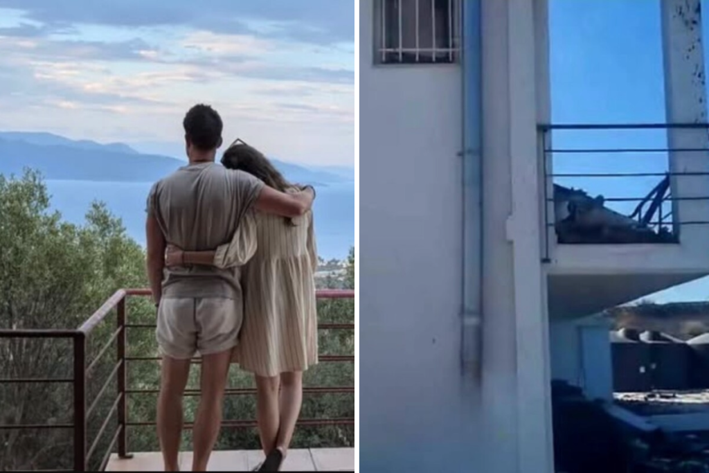 Σε κατάσταση σοκ ζευγάρι Βρετανών: Αγόρασαν σπίτι στην Αιγιάλεια & κάηκε! – Δείτε το πριν και το μετά (φωτογραφίες)