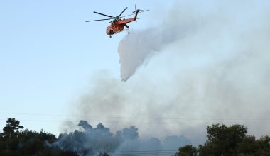 Αγρίνιο: Φωτιά στην περιοχή της Μεγάλης Χώρας – Επιχειρούν και εναέρια μέσα