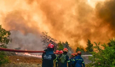 Υπό μερικό έλεγχο η φωτιά στην Αγία Τριάδα Ιωαννίνων