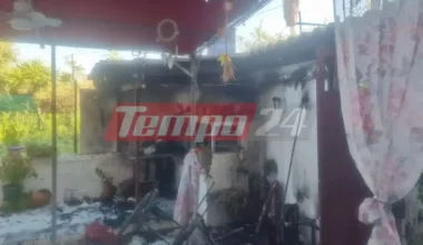 Έκρηξη φιάλης υγραερίου σε σπίτι στην Πάτρα – Η κουζίνα «τυλίχθηκε» στις φλόγες (φώτο)