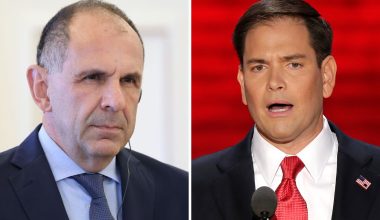 Τηλεφωνική επικοινωνία Γ.Γεραπετρίτη και Μ.Ρούμπιο