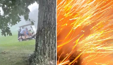 Οχάιο: Παίκτης του γκολφ κατέγραψε κατά λάθος την στιγμή που τον κτυπά… κεραυνός! – Δείτε βίντεο