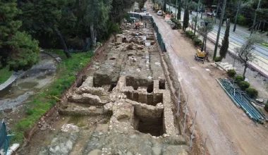 Ανακαλύφθηκε εντυπωσιακό ρωμαϊκό οικοδομικό συγκρότημα στη Βασ. Όλγας (φώτο)