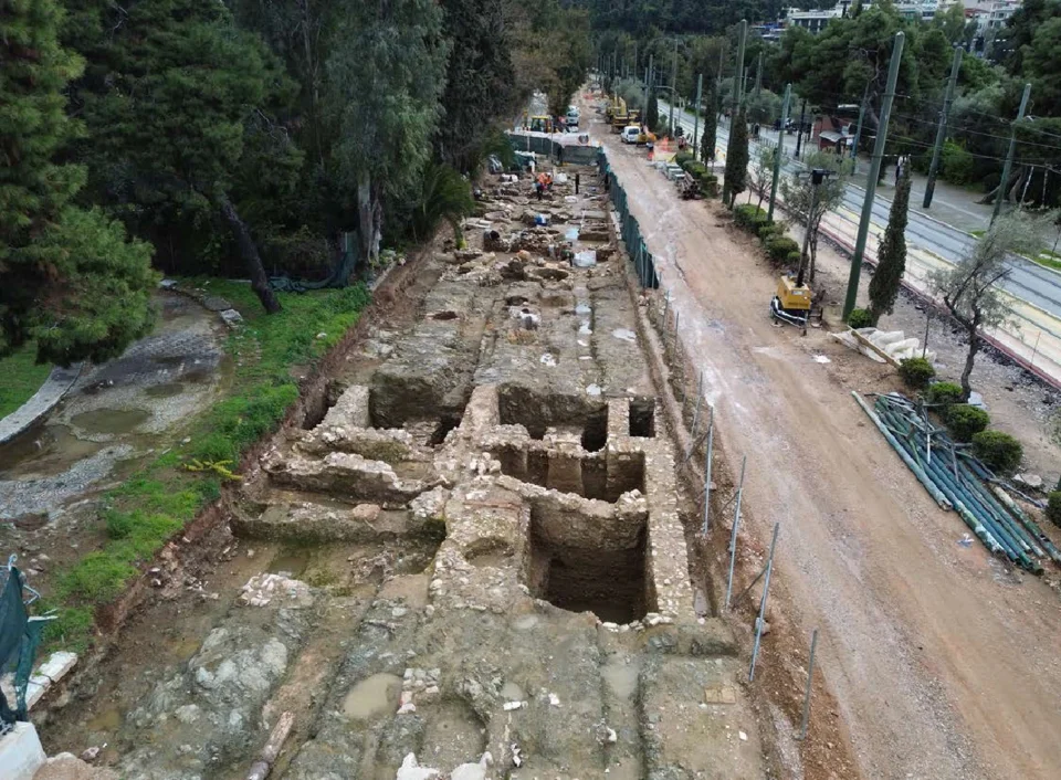 Ανακαλύφθηκε εντυπωσιακό ρωμαϊκό οικοδομικό συγκρότημα στη Βασ. Όλγας (φώτο)